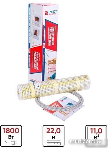 Нагревательный мат Energy ОО-УТ-00638 (1800 Вт, 11 м.кв.)