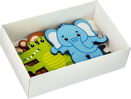 Развивающая игра WoodLand Toys Зоопарк Хоровод 145102