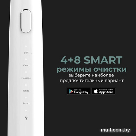 Электрическая зубная щетка AENO DB1S (3 насадки, белый)