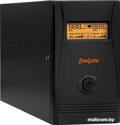 Источник бесперебойного питания ExeGate SpecialPro Smart LLB-650.LCD.AVR.EURO.RJ.USB