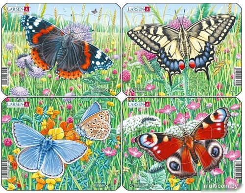 Развивающая игра Larsen Бабочки M14N