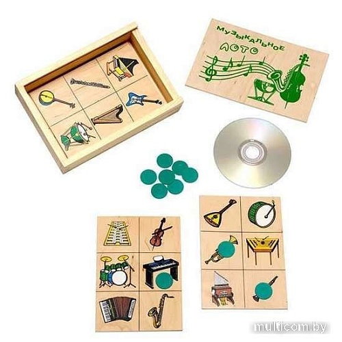 Развивающая игра ЛЭМ Звуки музыкальных инструментов 1605
