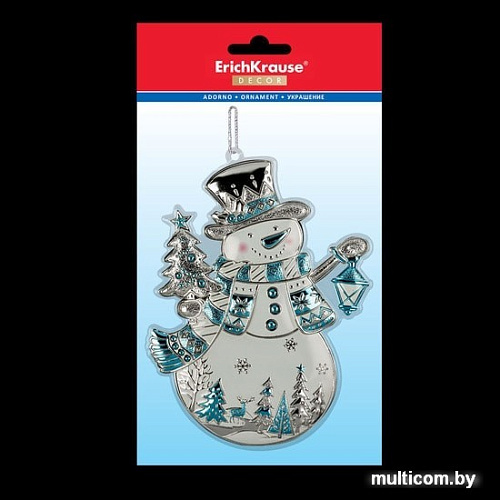 Елочная игрушка Erich Krause Decor Снеговик ледяной 47677