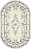 Ковер для жилой комнаты Bossan Rome 1754A-KGRI-BEJ-OVAL 160x230