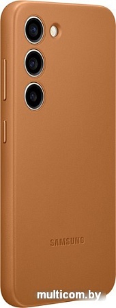 Чехол для телефона Samsung Leather Case S23 (песочно-бежевый)