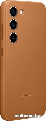 Чехол для телефона Samsung Leather Case S23 (песочно-бежевый)