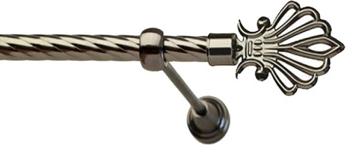 Lm Decor Веер (антрацит, витая, 2м 16мм, 1 ряд)