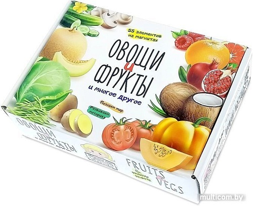 Магниты для магнитной доски Анданте Овощи, фрукты. Познаем мир NF1050