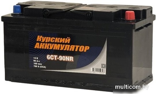 Автомобильный аккумулятор Курский Аккумулятор 6СТ-90NR R+ (90 А·ч)