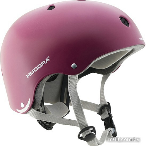 Cпортивный шлем Hudora Skaterhelm 84128 (р. 51-55, розовый)