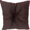 Декоративная подушка Sled Квадратная 40x40x12 (шоколадный)