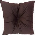 Декоративная подушка Sled Квадратная 40x40x12 (шоколадный)