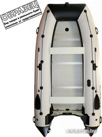 Моторно-гребная лодка Polar Bird Eagle PB-420E ПБ17 стеклокомпозит (черный/желтый)