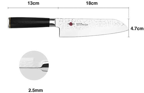 Кухонный нож Fissman Сантоку Kensei Kojiro 2558