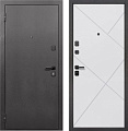 Металлическая дверь Guard 7см Серебро/белый матовый (96x205, левая)