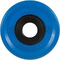 Диск MB Barbell Евро-классик 51 мм (1x2.5 кг, синий)