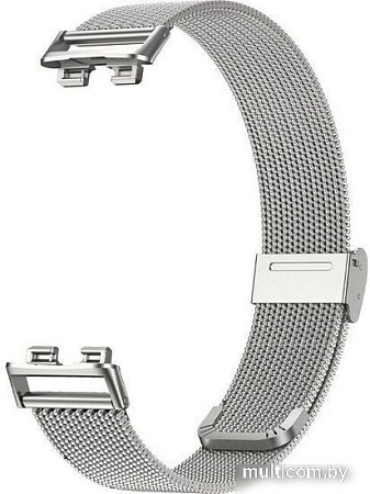 Браслет Rumi Mesh металлический для Huawei Band 8 (серебристый)