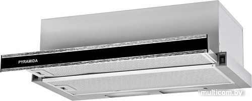 Кухонная вытяжка Pyramida TL Glass 50 Inox Black/N