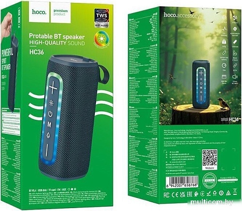 Беспроводная колонка Hoco HC36 (синий)