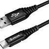 Кабель Airline ACH-C-25 USB Type-A - UCB Type-C (1 м, черный)