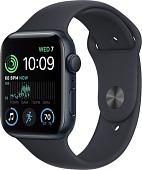 Умные часы Apple Watch SE 2 40 мм (алюминиевый корпус, полуночный/полуночный, спортивный силиконовый ремешок M/L)