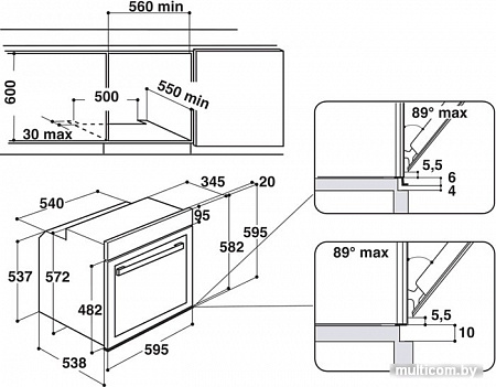 Духовой шкаф Whirlpool AKZM 6610/TB