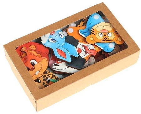 Мозаика/пазл ЛазерПРО Уши, лапы и хвосты Конструктор-персонаж 6901440