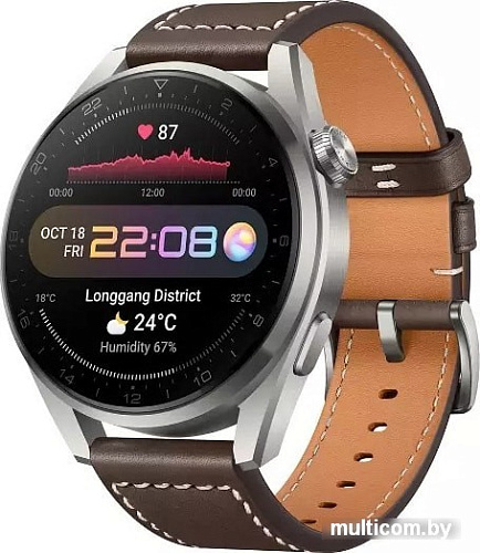 Умные часы Huawei Watch 3 Pro Leather strap