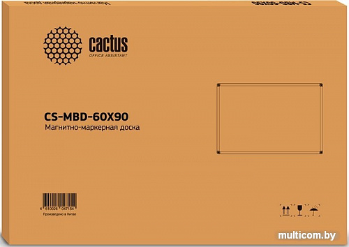 Магнитно-маркерная доска CACTUS CS-MBD-60X90