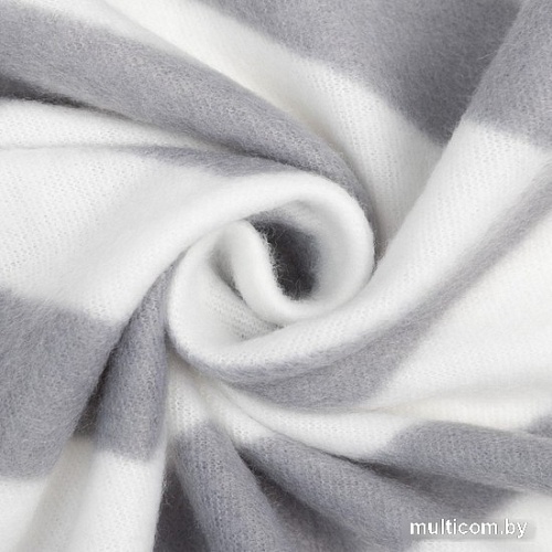 Плед Экономь и Я Ромбы серые 7548474 (150x130, серый)