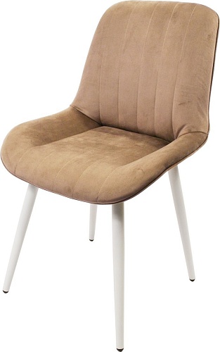 Мирабелла Глазго Велюр (бежевый/белый)