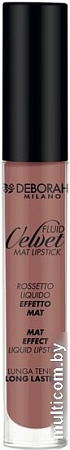 Помада жидкая Deborah Fluid Velvet Mat Lipstick (тон 01)
