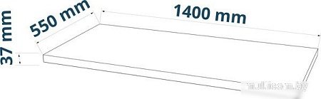 Столешница Mio Tesoro Ингар 2 (дуб беленый)