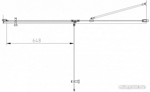 Душевая дверь Omnires Manhattan ADP14X LUX-T