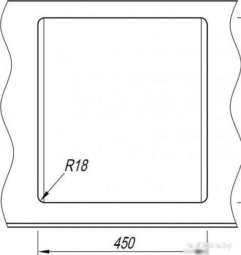 Кухонная мойка ARFEKA Dalago 47 (белый)