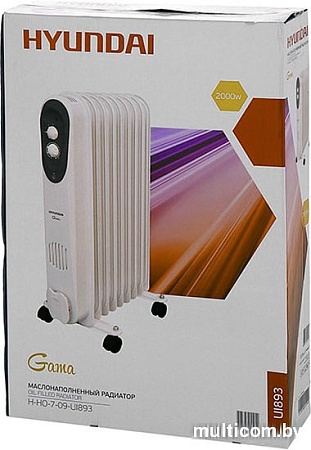 Масляный радиатор Hyundai H-HO-7-09-UI893