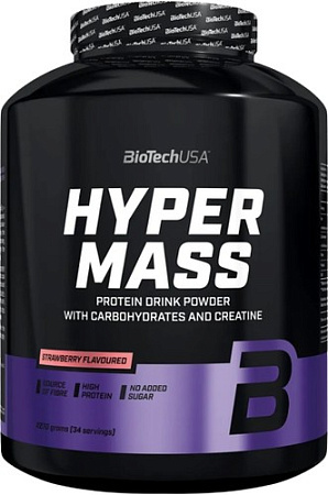 Протеин BioTech USA Hyper Mass (клубника, 2.27 кг)