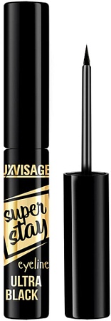 Подводка жидкая Lux Visage Super Stay (01 УЛЬТРА ЧЕРНЫЙ)