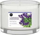 Свеча Aroma Home Scented Candle Lavender And Rosemary Ароматическая 115 г