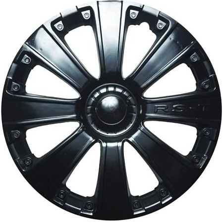 Набор колпаков на диски Redmark RS-T черный глянец 15" RM11523 (4шт)