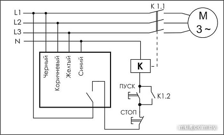 Реле контроля фаз Евроавтоматика F&F CZF EA04.001.001