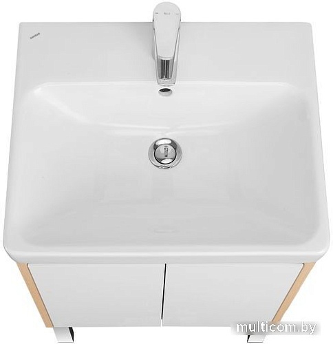 Акватон Тумба с умывальником Сканди Doors 55 1A2788K0SDB20 (белый/дуб верона)