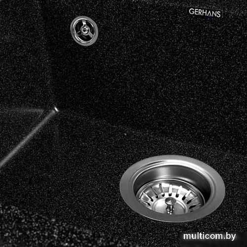 Кухонная мойка Gerhans A11 (черный)