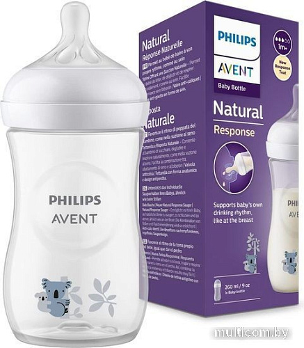 Бутылочка для кормления Philips Avent Natural Response Коала SCY903/67 (260 мл)