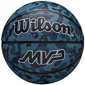 Баскетбольный мяч Wilson MVP Camo Blue WZ3018702XB5 (5 размер)