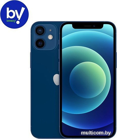 Смартфон Apple iPhone 12 mini 128GB Воcстановленный by Breezy, грейд C (синий)
