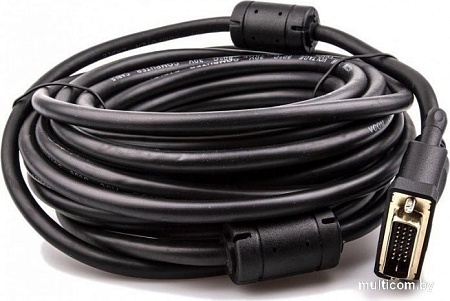 Кабель VCOM CG484GD-10M HDMI - DVI (10 м, черный)