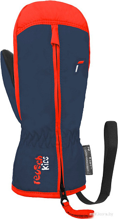 Горнолыжные варежки Reusch Ben 6285408-4939 (р-р 3, Mitten Dress Blue/Cherry Tomato)