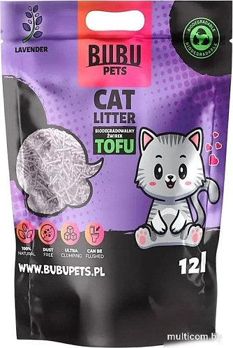 Bubu Pets Tofu Lavender (5 кг/12 л)