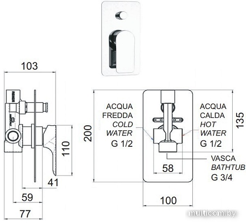 Смеситель Remer Infinity I 09